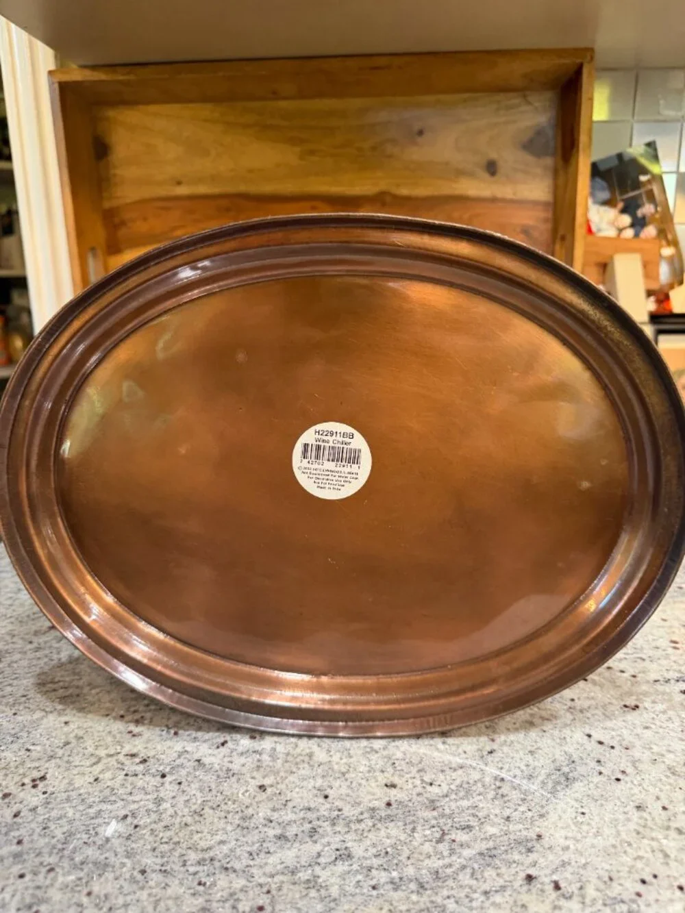 Copper Tone 2 Bottle Wine Chiller